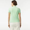 Lacoste Women's Slim Fit Stretch Cotton Piqué Polo Shirt Green Size S