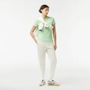 Lacoste Women's Slim Fit Stretch Cotton Piqué Polo Shirt Green Size XS