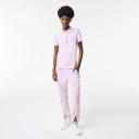 Lacoste Women's Slim Fit Stretch Cotton Piqué Polo Shirt Pink Size L