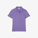 Lacoste Women's Slim Fit Stretch Cotton Piqué Polo Shirt Purple S-M