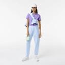 Lacoste Women's Slim Fit Stretch Cotton Piqué Polo Shirt Purple S-M