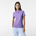 Lacoste Women's Slim Fit Stretch Cotton Piqué Polo Shirt Purple S-M