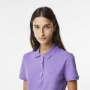 Lacoste Women's Slim Fit Stretch Cotton Piqué Polo Shirt Purple S-M