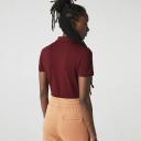 Lacoste Women's Slim Fit Stretch Cotton Piqué Polo Shirt Red M-L