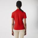 Lacoste Women's Slim Fit Stretch Cotton Piqué Polo Shirt Red Size L
