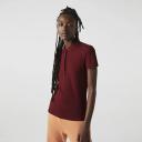 Lacoste Women's Slim Fit Stretch Cotton Piqué Polo Shirt Red Size M