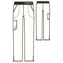 Ladies Breeze Scrub Pant Petite SP / 10 White
