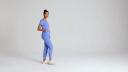 Ladies Carly Scrub Top 2XL-3XL 2XL / 08 New Royal