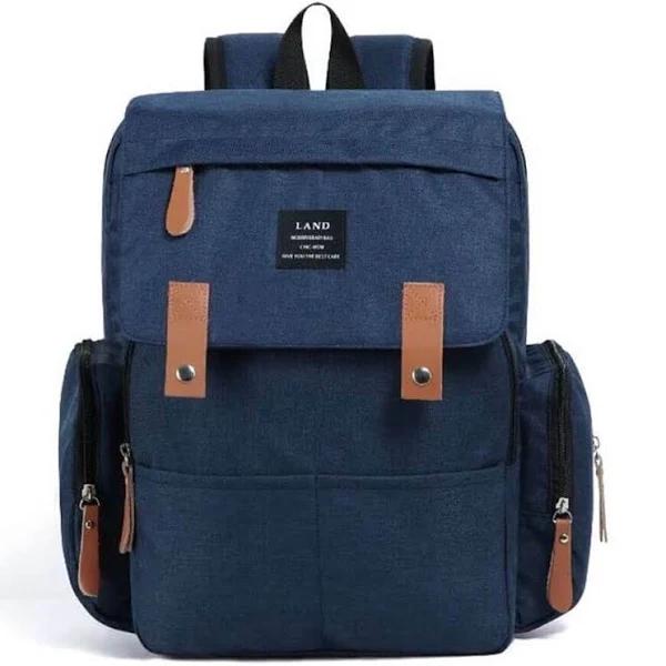 Land Nappy Bag | Baby Backpack, Navy