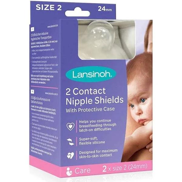 Lansinoh Contact Nipple Shields 24mm