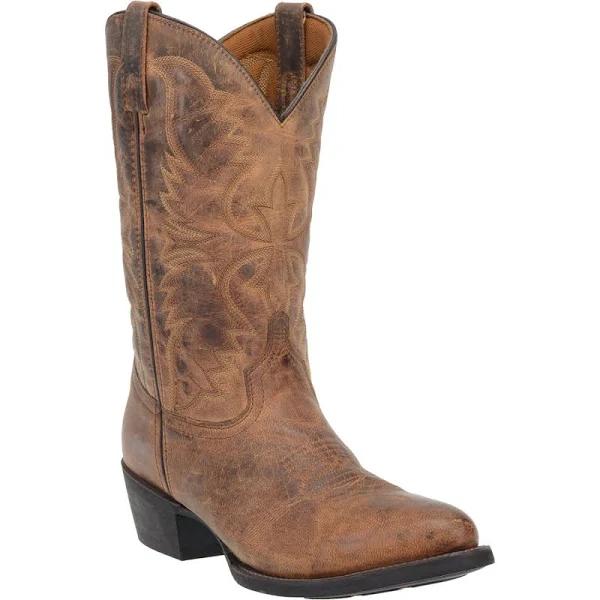 Laredo Men's Birchwood Leather Mid-Calf Boot Tan 14 US / 13.5 UK