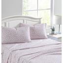 Laura Ashley Home Dove Gray Crestwood Cotton Flannel Sheet Set Twin