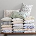 Laura Ashley Home Dove Gray Crestwood Cotton Flannel Sheet Set Twin