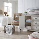 Laura Ashley Home Dove Gray Crestwood Cotton Flannel Sheet Set Twin
