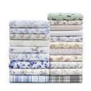 Laura Ashley Home Dove Gray Crestwood Cotton Flannel Sheet Set Twin