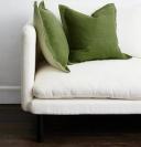 Lavender 100% French Flax Linen Cushion Cover - Bed Threads