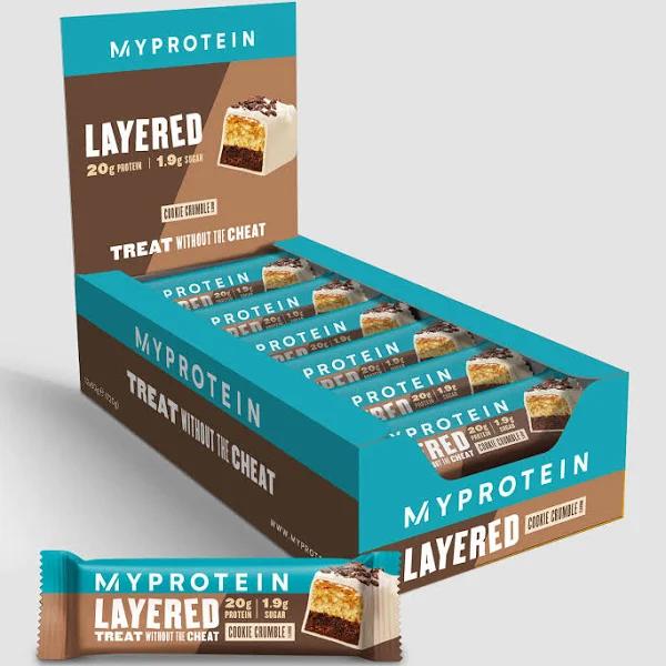 Layered Protein Bar - 12Bars - Cookie Crumble