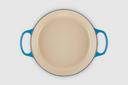 Le Creuset Cast Iron Shallow Casserole 26cm / 2.2L - Marseille Blue