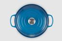 Le Creuset Cast Iron Shallow Casserole 26cm / 2.2L - Marseille Blue