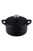 Le Creuset Enameled Cast Iron Mini Cocotte, 1/3 qt., Black
