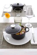 Le Creuset Enameled Cast Iron Mini Cocotte, 1/3 qt., Black