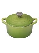 Le Creuset Enameled Cast Iron Mini Cocotte, 1/3 qt., Black