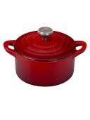Le Creuset Enameled Cast Iron Mini Cocotte, 1/3 qt., Black