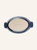 Le Creuset Heritage Oval Dish Ink Blue 28cm