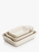 Le Creuset Heritage Stoneware Rectangular Dish Meringue 32cm | Minimax