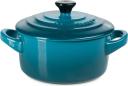 Le Creuset Petite Casserole Dish (10cm) - Turquoise - O/S