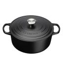 Le Creuset Round Oven, 5.2L, Satin Black
