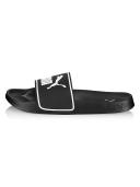 Leadcat 2.0 Unisex Sandals in Black/White, Size 9 by Puma