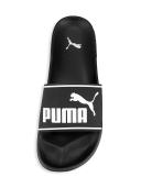 Leadcat 2.0 Unisex Sandals in Black/White, Size 9 by Puma