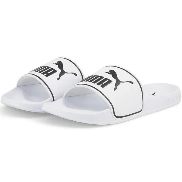 Leadcat 2.0 Unisex Sandals in White/Black, Size 10 by Puma