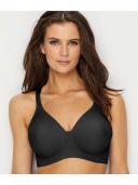 Leading Lady Brigitte Seamless Underwire Full Coverage Plus Size Bra - Black - 14D