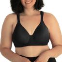 Leading Lady Brigitte Seamless Underwire Full Coverage Plus Size Bra - Black - 14D