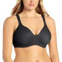 Leading Lady Brigitte Seamless Underwire Full Coverage Plus Size Bra - Black - 18A
