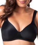 Leading Lady Brigitte Seamless Underwire Full Coverage Plus Size Bra - Black - 18A