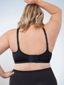 Leading Lady Brigitte Seamless Underwire Full Coverage Plus Size Bra - Black - 24D