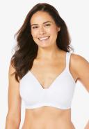 Leading Lady Brigitte Seamless Underwire Full Coverage Plus Size Bra - Black - 24D