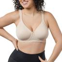 Leading Lady Brigitte Seamless Underwire Full Coverage Plus Size Bra - Nude - 16A