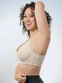 Leading Lady Brigitte Seamless Underwire Full Coverage Plus Size Bra - Nude - 24E