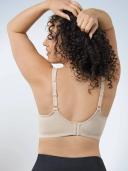 Leading Lady Brigitte Seamless Underwire Full Coverage Plus Size Bra - Nude - 24E