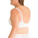 Leading Lady Brigitte Seamless Underwire Full Coverage Plus Size Bra - White - 22C