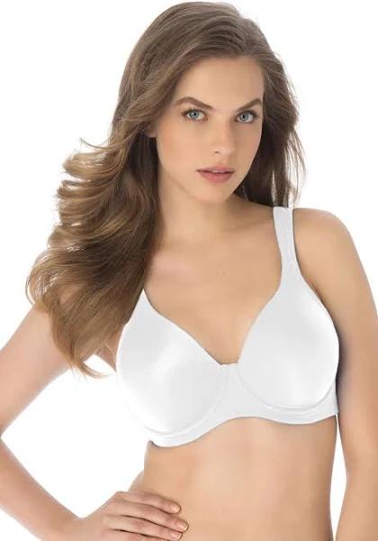 Leading Lady Brigitte Seamless Underwire Full Coverage Plus Size Bra - White - 26C