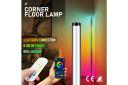 LED Corner Floor Lamp | Yarra Supply Black