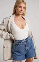 Lee High Relaxed Short in Indigo 8