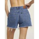 Lee High Relaxed Short in Indigo 8