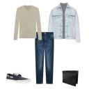 Lee Men's Modern Series Extreme Motion Straight Fit Tapered Leg Jean