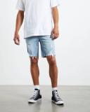 Lee Men's Z-Roadie Denim Shorts Soul Bleach Blue, Size 38